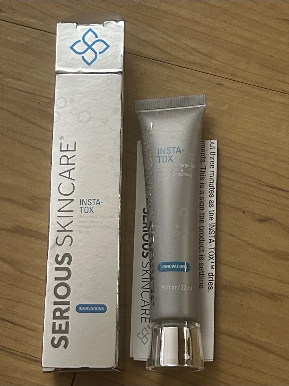 Insta-Tox Smoothing Facial Serum - serious Skincare. New sealed .75 fl oz